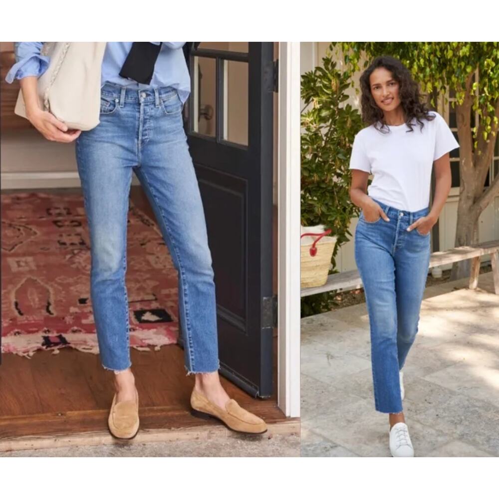 Frank & Eileen | Cork Everyday Jean | Antique Blue Base | Sz 30